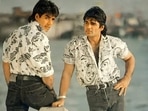 A throwback picture of Akshay Kumar and Suniel Shetty. A throwback picture of Akshay Kumar and Suniel Shetty.