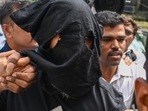 Mumbai, India. July 10, 2024: Mihir Shah, the main accused in the Worli BMW Hit-&-Run case, was produced before the Sewree court on Wednesday in Mumbai, India. July 10, 2024. (Photo by Raju Shinde/HT Photo) Mumbai, India. July 10, 2024: Mihir Shah, the main accused in the Worli BMW Hit-&-Run case, was produced before the Sewree court on Wednesday in Mumbai, India. July 10, 2024. (Photo by Raju Shinde/HT Photo)