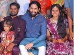 Naga Chaitanya attended his assistant's wedding in Rajahmundry.