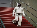 Honda's humanoid robot, ASIMO. (Picture shown is for illustrative purposes) Honda's humanoid robot, ASIMO. (Picture shown is for illustrative purposes)