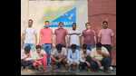 The accused in custody of Yamunanagar police in Haryana on Saturday. (HT Photo) The accused in custody of Yamunanagar police in Haryana on Saturday. (HT Photo)