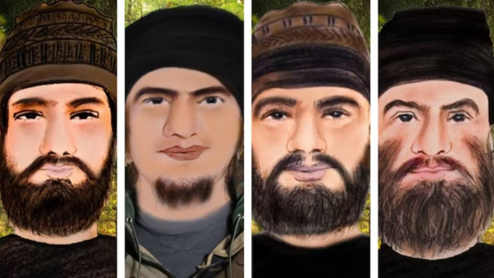 Jammu and Kashmir: Police release sketches of four terrorists in Kathua