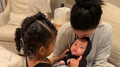 Last month, Kylie Jenner went to Italy with Stormi and Aire for a vacation along with her friend. They went on afternoon strolls and lunch dates in Rome. Kylie also took a boat ride in Venice. Last month, Kylie Jenner went to Italy with Stormi and Aire for a vacation along with her friend. They went on afternoon strolls and lunch dates in Rome. Kylie also took a boat ride in Venice. 