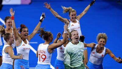 Netherlands won the women’s hockey gold on Friday night in Paris. (REUTERS) Netherlands won the women’s hockey gold on Friday night in Paris. (REUTERS)