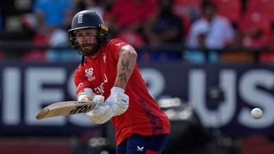 England's Phil Salt plays a shot during the ICC Men's T20 World Cup (PTI) England's Phil Salt plays a shot during the ICC Men's T20 World Cup (PTI)