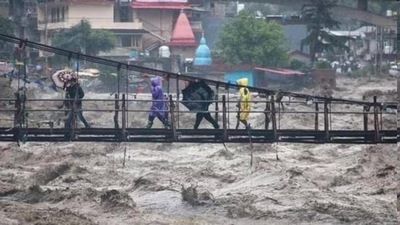 Rain wreaked havoc in Himachal in the first week of August. (FIle) (HT_PRINT) Rain wreaked havoc in Himachal in the first week of August. (FIle) (HT_PRINT)
