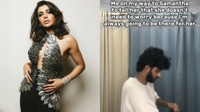 Here's how Samantha Ruth Prabhu responded after getting a marriage proposal from a fan. Here's how Samantha Ruth Prabhu responded after getting a marriage proposal from a fan.