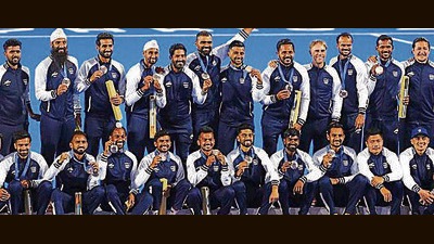 The manner in which the depleted Indian hockey team defended its goal in the match against Britain was nothing short of a miracle. (Doordarshan Sports- X) The manner in which the depleted Indian hockey team defended its goal in the match against Britain was nothing short of a miracle. (Doordarshan Sports- X)