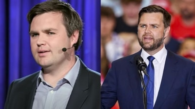 JD Vance's Transformation Ignites Debate on Social Media (Pic- YouTube, AP) JD Vance's Transformation Ignites Debate on Social Media (Pic- YouTube, AP)