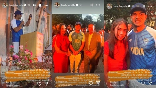 Lara posted pictures on Instagram. Lara posted pictures on Instagram.