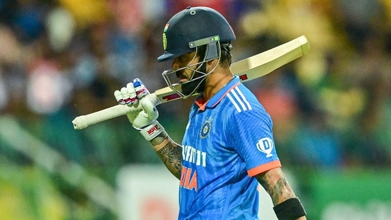 India's Virat Kohli walks back to the pavilion after his dismissal during the second one-day international (ODI) cricket match between India and Sri Lanka(AFP)