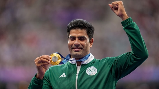 Arshad Nadeem's journey is greater than his historic gold at Paris Olympics 2024.(PTI)