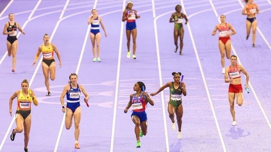 After winning silver in the individual 100-meter race, Sha'carri Richardson redeemed herself with a stellar performance in the relay, making it her first Olympic gold medal