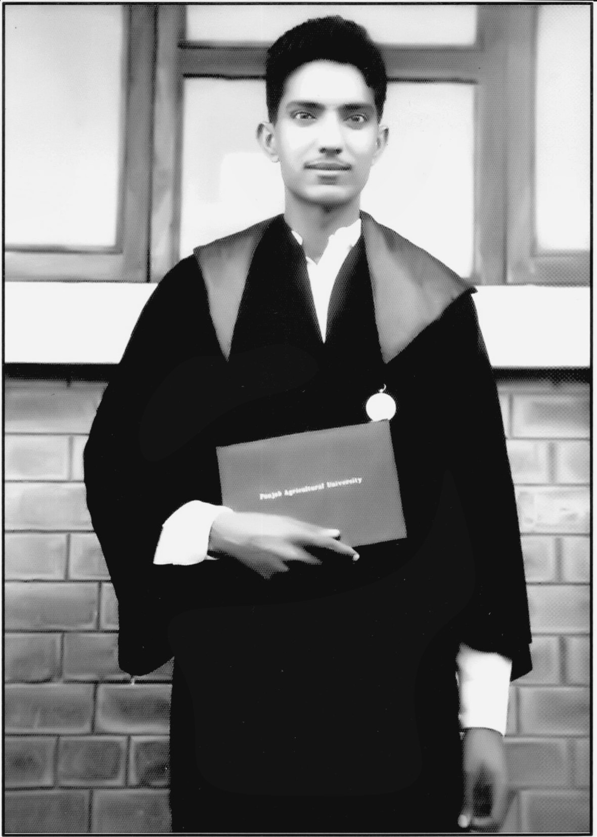 Rattan Lal, with his gold medal at graduation, at the newly rechristened Punjab Agricultural University (formerly College), in 1963. Rattan Lal, with his gold medal at graduation, at the newly rechristened Punjab Agricultural University (formerly College), in 1963.