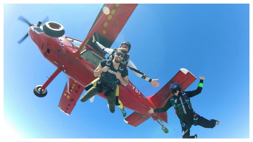 It takes guts to jump off a plane at 10K feet.