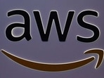 The logo for Amazon Web Services (AWS) is seen at the SIBOS banking and financial conference (Reuters)