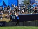 India's Aditi Ashok competes in Paris. India's Aditi Ashok competes in Paris.