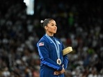 After the review, the score for Chiles, who won team gold with the United States, was upgraded to 13.766. That was enough to earn bronze behind Brazil's Rebeca Andrade and Biles.