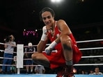 TOPSHOT - Imane Khelif filed a legal complaint against the online harassment after the gender outcry. (Photo by MOHD RASFAN / AFP)