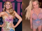 Britney Spears slammed for seemingly throwing shade at Blake Lively after she wore the Toxic singer's iconic 2002 Versace gown at NYC premiere of It Ends With Us