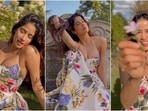 Janhvi Kapoor wears a Dolce & Gabbana dress in a new video. Janhvi Kapoor wears a Dolce & Gabbana dress in a new video.