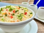 An easy-to-make Samak fried rice.(HT Photo)