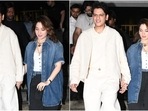 Tamannaah Bhatia and Vijay Varma clicked during their outing. Tamannaah Bhatia and Vijay Varma clicked during their outing.