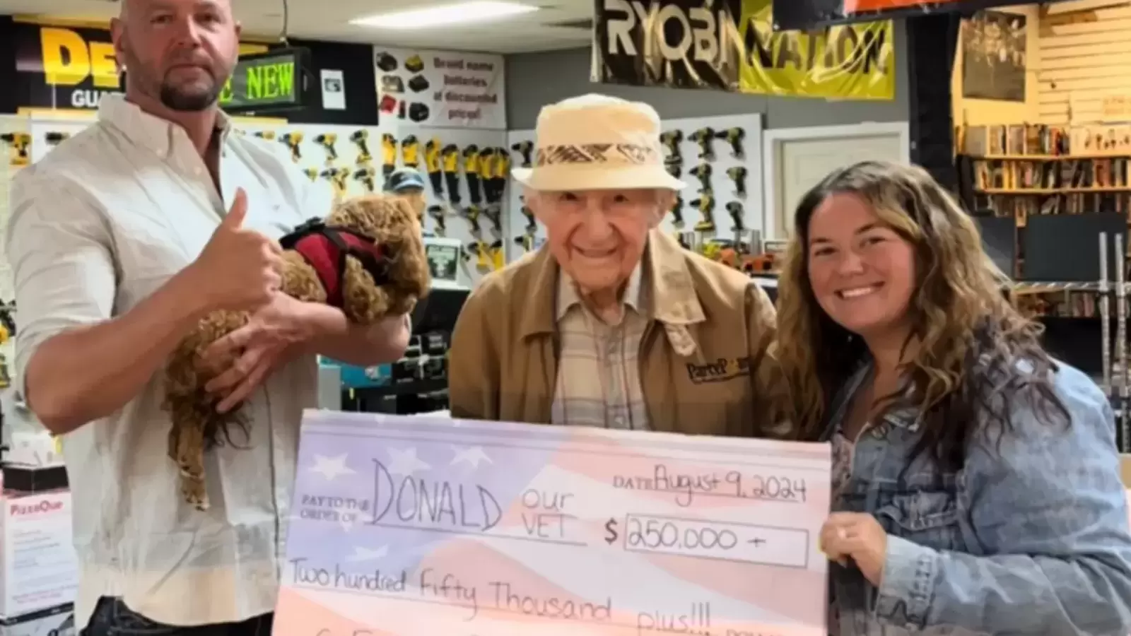 TikToker raises 0,000 for 90-year-old Air Force veteran who was forced to pawn jewelry to care for his demented wife