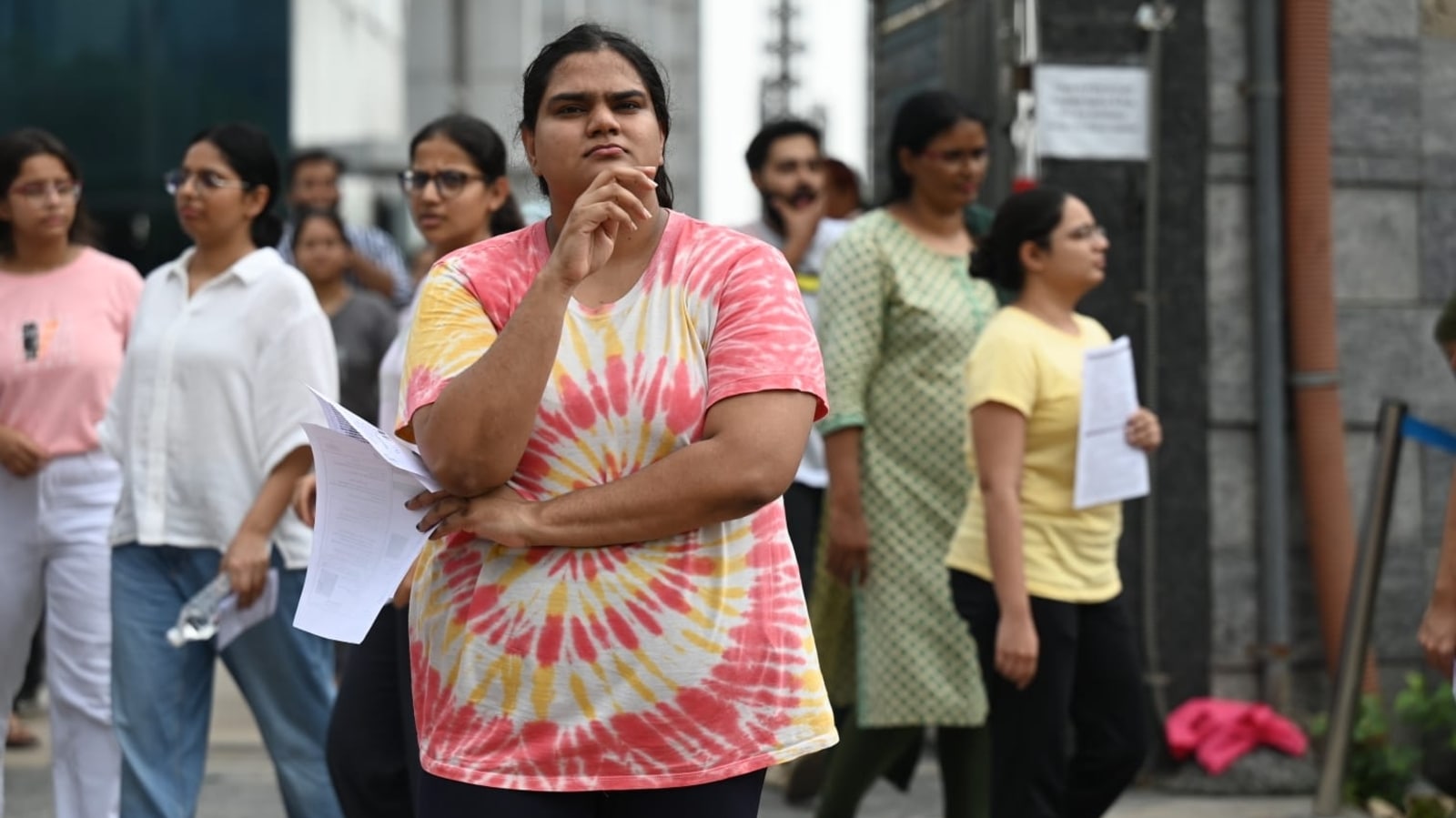 In Pics| Aspirants appear NEET PG Exam 2024, paper between moderate and difficult say candidates