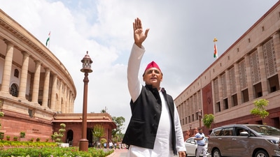 SP MP Akhilesh Yadav during the Monsoon session of Parliament, in New Delhi, Friday, Aug. 9, 2024. (PTI) SP MP Akhilesh Yadav during the Monsoon session of Parliament, in New Delhi, Friday, Aug. 9, 2024. (PTI)