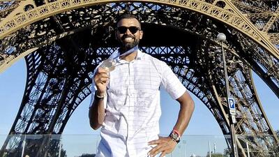 PR Sreejesh was a fan favourite in Paris. (PTI) PR Sreejesh was a fan favourite in Paris. (PTI)