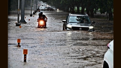 Sunday was wettest August day in Chandigarh tricity in 20 years since 241.6 mm rain on August 3, 2004, says IMD. (HT Photo) Sunday was wettest August day in Chandigarh tricity in 20 years since 241.6 mm rain on August 3, 2004, says IMD. (HT Photo)