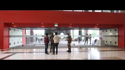 The terminal was inaugurated six months before the Lok Sabha (LS) elections but it wasn’t opened for passengers. (HT PHOTO) The terminal was inaugurated six months before the Lok Sabha (LS) elections but it wasn’t opened for passengers. (HT PHOTO)