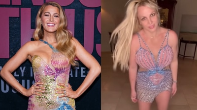 Britney Spears slammed for seemingly throwing shade at Blake Lively after she wore the Toxic singer's iconic 2002 Versace gown at NYC premiere of It Ends With Us Britney Spears slammed for seemingly throwing shade at Blake Lively after she wore the Toxic singer's iconic 2002 Versace gown at NYC premiere of It Ends With Us