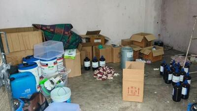 he search revealed that a small laboratory, stocked up with an ample supply of all the essential chemicals, materials and machinery required to produce MD had been set up he search revealed that a small laboratory, stocked up with an ample supply of all the essential chemicals, materials and machinery required to produce MD had been set up