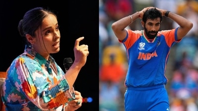 Saina Nehwal gave a fiery response to anchor's 'cricket is a risky game' remark Saina Nehwal gave a fiery response to anchor's 'cricket is a risky game' remark