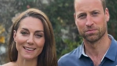 Kate Middleton and Prince William in a new video dedicated to Team GB athletes. Kate Middleton and Prince William in a new video dedicated to Team GB athletes.