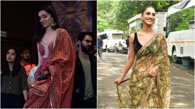 Shraddha Kapoor and Vaani Kapoor promote their films Stree 2 and Khel Khel Mein. (Instagram) Shraddha Kapoor and Vaani Kapoor promote their films Stree 2 and Khel Khel Mein. (Instagram)