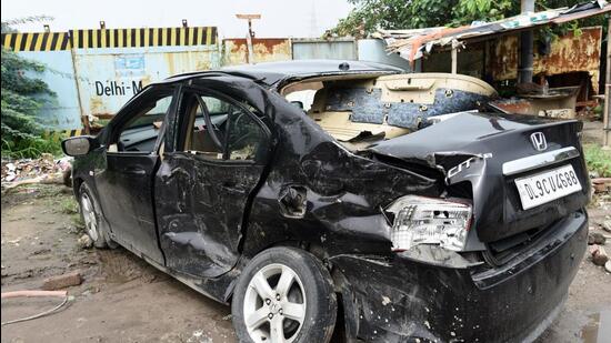 Deceased Aman was trying for a visa for higher studies for last one year, he received it a day earlier and he was to leave for London for his higher studies, so the friends probably decided to go out for a get-together, his cousin said. (Sakib Ali/HT Photo)