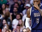 LeBron James snapped at his young French fan while being on his way to a Paris club to celebrate gold win of Team USA. LeBron James snapped at his young French fan while being on his way to a Paris club to celebrate gold win of Team USA.