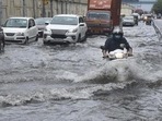Parts of Gurugram recorded over 80mm of rainfall since last night. (Representative Photo) Parts of Gurugram recorded over 80mm of rainfall since last night. (Representative Photo)