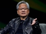 Jensen Huang, chief executive officer of Nvidia, speaks at SIGGRAPH 2024, the premier conference on computer graphics and interactive techniques, in the Colorado Convention Center in Denver.(AP) Jensen Huang, chief executive officer of Nvidia, speaks at SIGGRAPH 2024, the premier conference on computer graphics and interactive techniques, in the Colorado Convention Center in Denver.(AP)