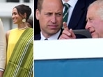 Harry, Meghan risk ‘infuriating’ William and ‘annoying’ Charles with THIS move (Photo by Kola SULAIMON / AFP, Kin Cheung/Pool via REUTERS) Harry, Meghan risk ‘infuriating’ William and ‘annoying’ Charles with THIS move (Photo by Kola SULAIMON / AFP, Kin Cheung/Pool via REUTERS)