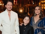 AbRam Khan with parents Gauri and Shah Rukh Khan; Shanaya Kapoor at an event. (File Photos)