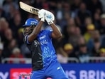 Andre Russell has a swing.(Getty) Andre Russell has a swing.(Getty)