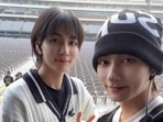 Jeonghan and Jun are two of the 13 members of SEVENTEEN. Jeonghan and Jun are two of the 13 members of SEVENTEEN.
