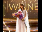 Mia Le Roux made history by becoming first woman to be crowned Miss South Africa. Mia Le Roux made history by becoming first woman to be crowned Miss South Africa.