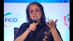 Mumbai: Securities and Exchange Board of India (SEBI) Chairperson Madhabi Puri Buch speaks during the ‘Annual Capital Markets Conference 2024’, in Mumbai, Friday, Aug. 2, 2024. (PTI Photo/Shashank Parade) (PTI) Mumbai: Securities and Exchange Board of India (SEBI) Chairperson Madhabi Puri Buch speaks during the ‘Annual Capital Markets Conference 2024’, in Mumbai, Friday, Aug. 2, 2024. (PTI Photo/Shashank Parade) (PTI)