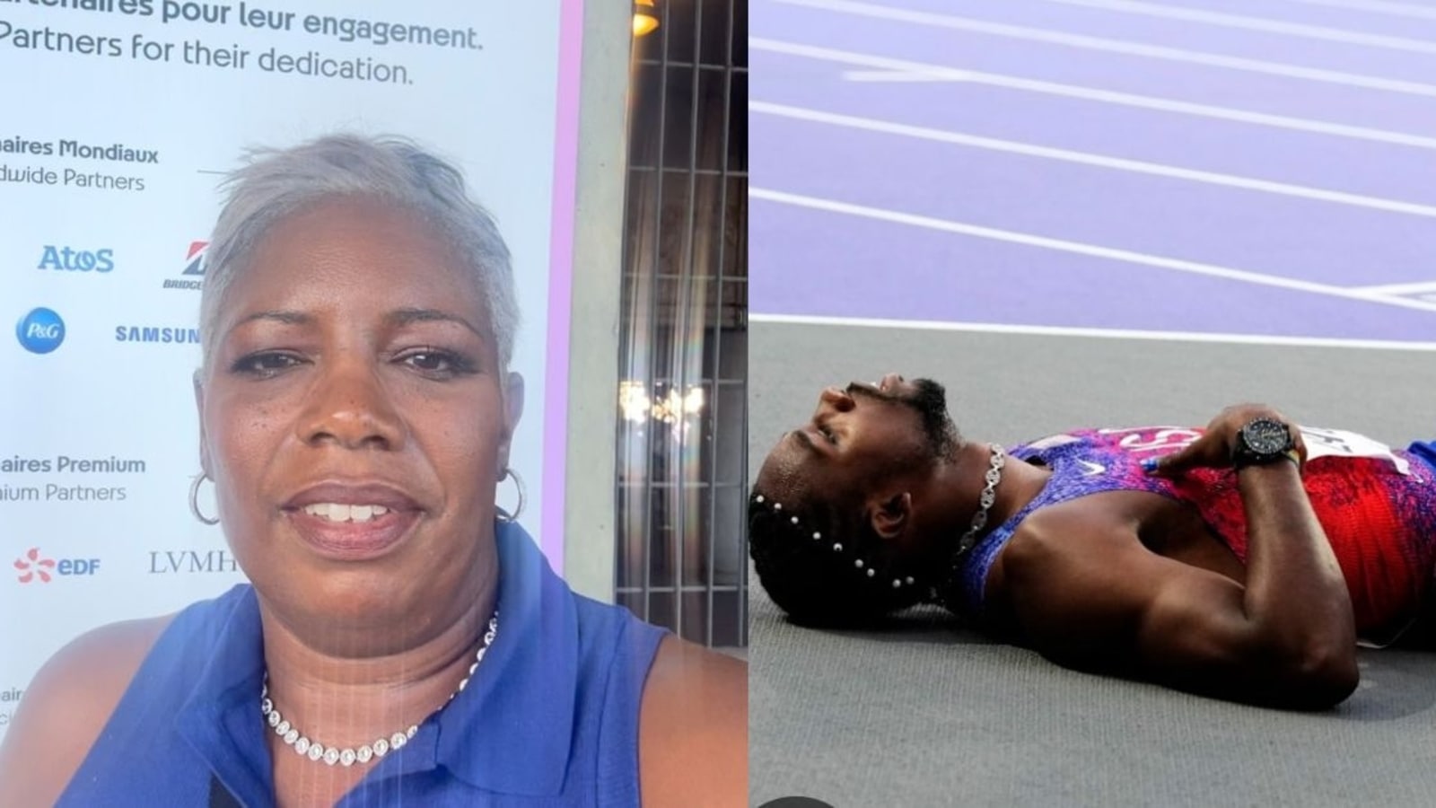 Noah Lyles' mother accuses Olympics security of not helping her son as he collapsed on track: ‘They ignored me’