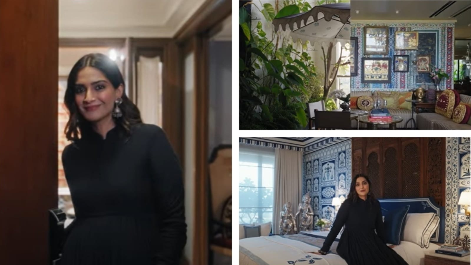 Step inside Sonam Kapoor’s maximalist Mumbai home with all hand-painted walls